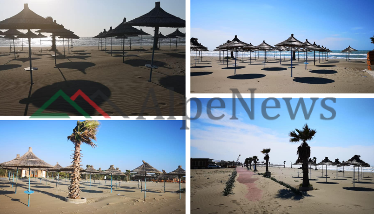 E DIELA E PUSHIMIT/ Plazhi i Spilles është “gati” për turistët (PAMJET)