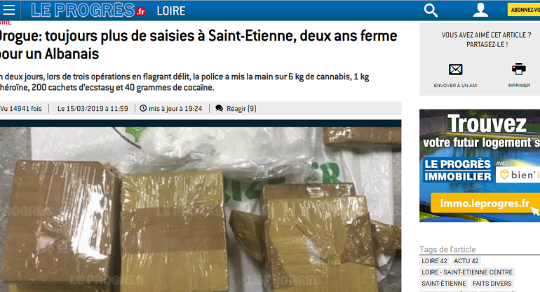 “PARATË DËRGOHESHIN SHEFIT NË…”/ Media franceze, mafia shqiptare ka dorë në trafikun e heroinës në Francë