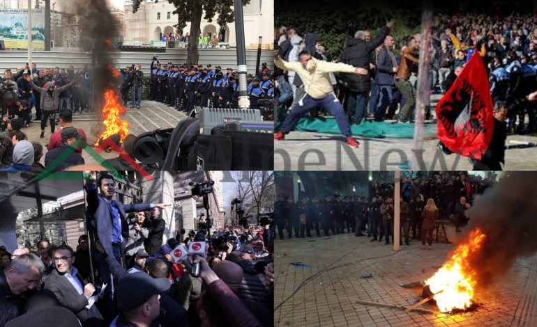 NJËHERË PO, NJËHERË JO/ Si po e “komandon” lidershipi i opozitës DHUNËN në protestë (FOTOT)
