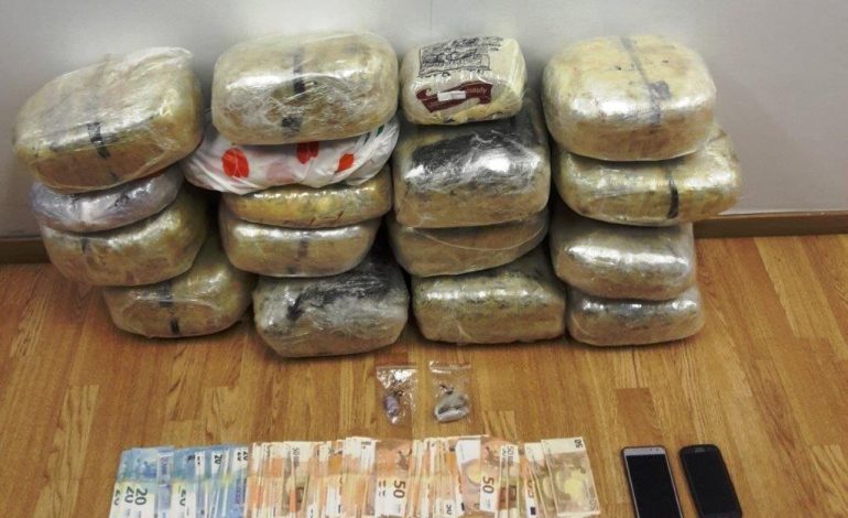 34 KG MARJUANË NË BANESË/ Si e pësoi çifti SHQIPTAR kur “ranë në sy” të…