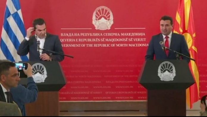 VIZITA HISTORIKE/ Tsipras në Shkup: Marrëveshja e Prespës, realizim me përpikmëri