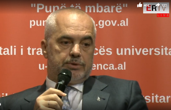 LIVE/ “Pakti për universitetin”, Rama “thumbon” Bashën: Ju jeni si ata që pinë kafe në Berlinin Lindor