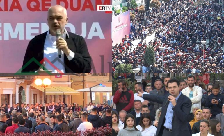 KRAHASIMI/ Basha “humbet” në bastionin e Shkodrës, Rama tregon forcën në Librazhd