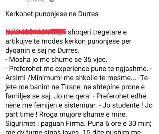 NË DURRËS/ Aty ku të jesh shitëse… duhet të kesh shtëpi pa… (FOTO)