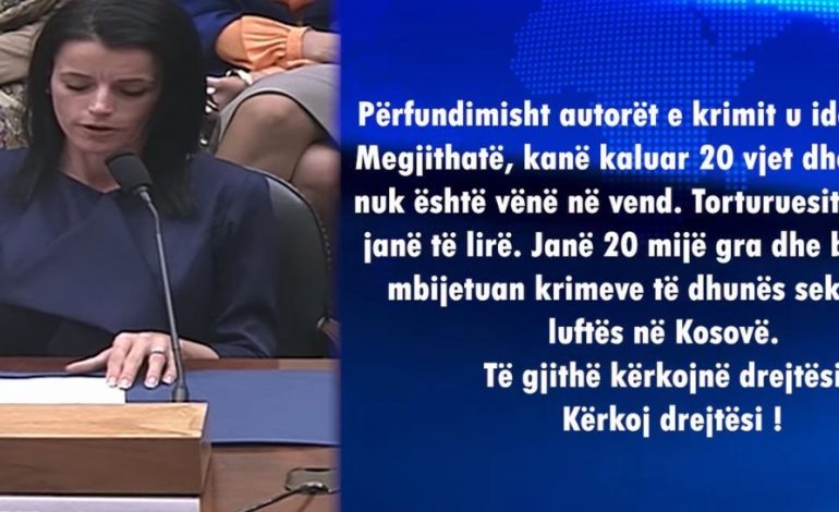 PËR HERË TË PARË/ Në kongresin Amerikan dëshmi për viktimat e luftës në Kosovë