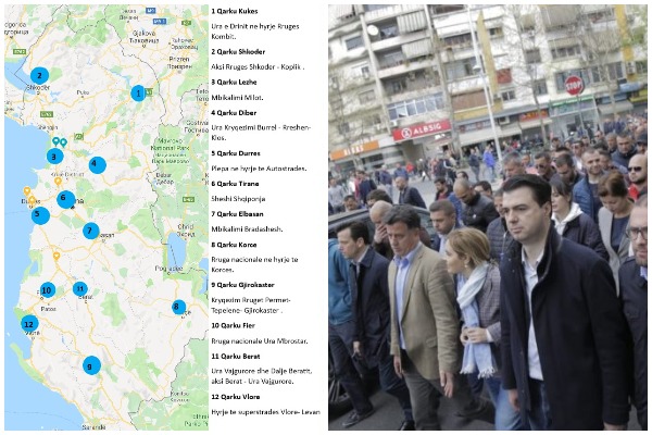 OPOZITA BLLOKON RRUGËT/ PD dhe LSI zbulojnë SHPËRNDARJEN e ish-deputetëve
