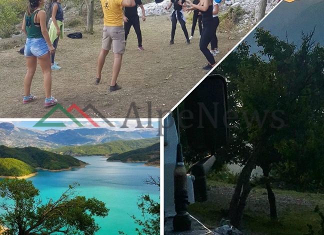 PRANË TIRANËS/ Ku turistët zhvishen në liqenin e Bovillës dhe… (PAMJET)