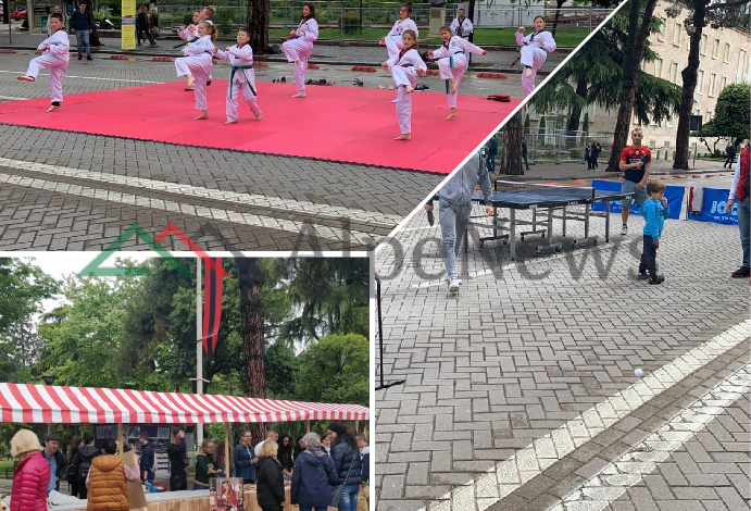 DITA PA MAKINA/ Qytetarët “sfidojnë” shiun, Tirana plot aktivitete (PAMJET)