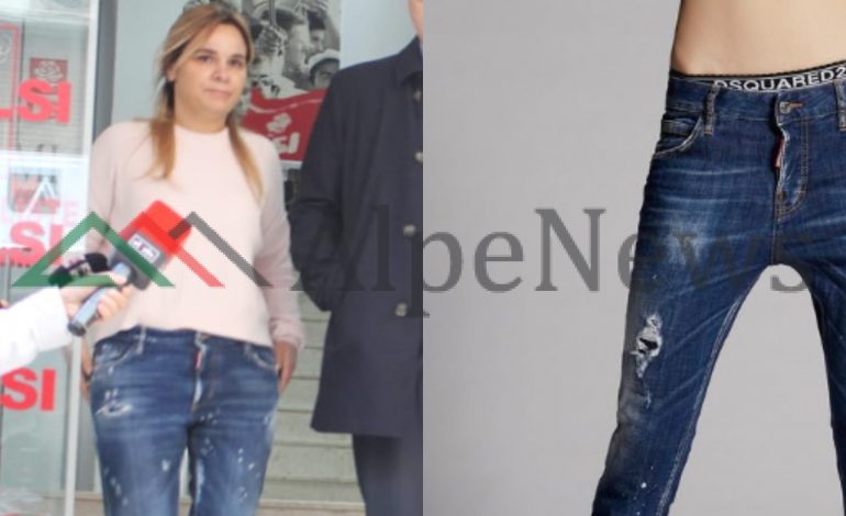THOTË SE SHQIPTARËT USHQEHEN ME 5 DOLLARË/ Vetë Monika Kryemadhi vesh xhinse 600 DOLLARË!