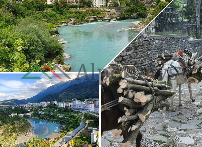 QYTETI I TRËNDAFILAVE/ Pamjet e veçanta nga Përmeti: Nga gomarët e ngarkuar tek…