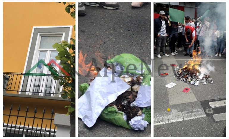 PROTESTË E STUDENTËVE APO OPOZITARE/ Tymuese, gur dhe FLAKADANË a janë këta që e duan arsimin (FOTO)
