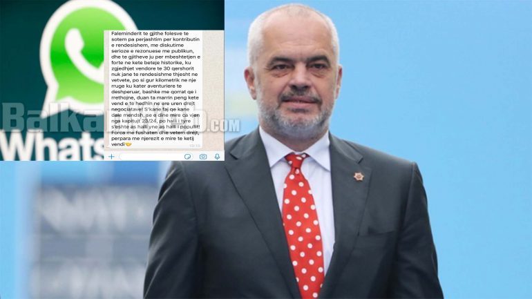 ZBARDHET MESAZHI/ Rama-deputetëve: Ata e dinë mire ça vjen nga kapitujt 23/24. Halli i tyre s’është as halli ynë as halli i popullit