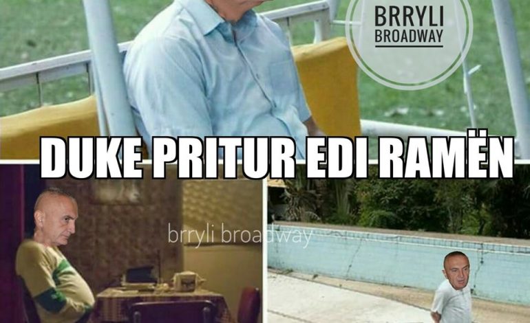 “PLAS” GALLATA NË RRJET/ Meta duke pritur Ramën që në 5 të mëngjesit