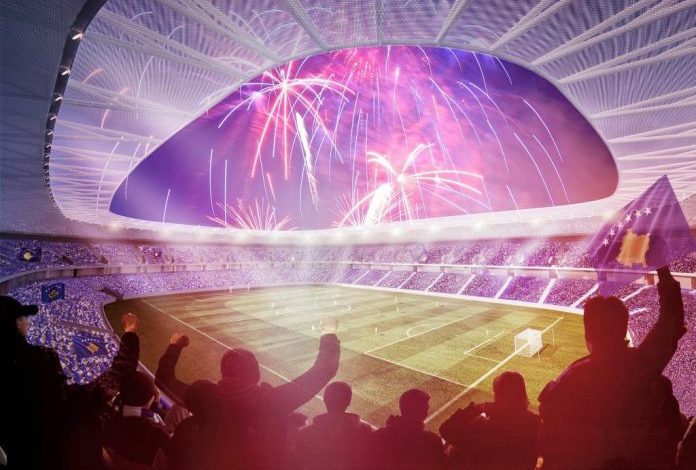 MODERN DHE MADHËSHTOR/ Prezantohet projekti i stadiumit të ri të Kosovës