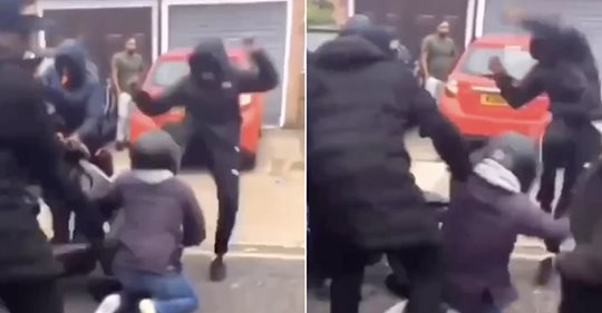 “ÇMENDEN” ADOLOSHENTËT/ Sulmojnë shpërnadarësin e picave, i marrin… (VIDEO)