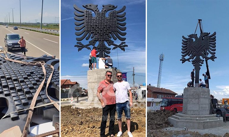 IDEJA E…/ Një shqiponjë gjigante vetëm 5 km nga pika kufitare me Serbinë