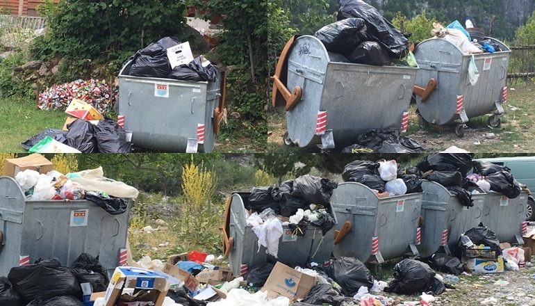 FOTOLAJM/ Voltana harron punët e bashkisë, Thethi “pushtohet” nga mbeturinat, pas 30 Qershorit nuk pastrohen më