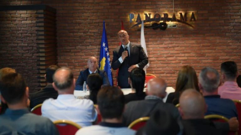 TAKIMI ME PARTINË E TIJ/ Ramush Haradinaj me mesazh të fuqishëm nga Peja