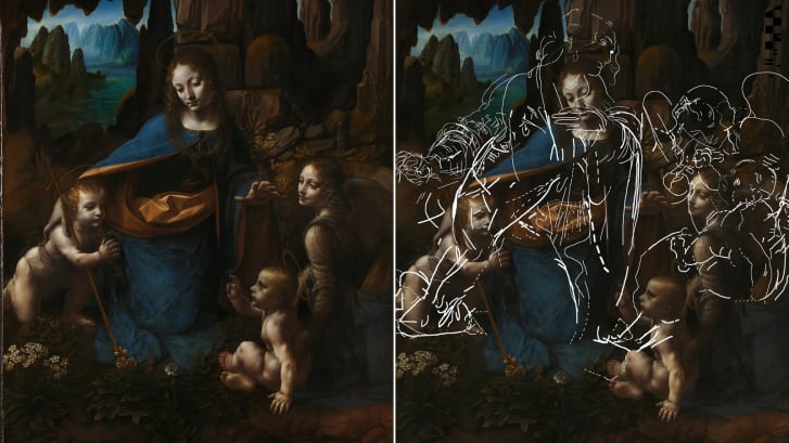 PAS 500 VITESH/ Zbulohen skicat e fshehura në pikturën e famshme të Da Vinci-t