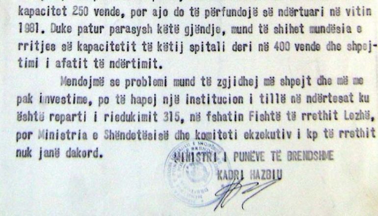 SHIFRA TË FRIKSHME E TË SËMURËVE MENDORË NË 1987!/ Letra e ministrisë së Brendshme: S’ka më vende në psikiatri