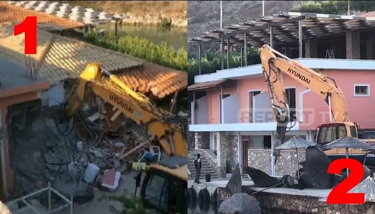 “GJËMA” QË I KUSHTOI SHUMË MIHAL KOKËDHIMËS/ IKMT shton forcat, dy fadroma shembin restorant “Panorma” (FOTO)