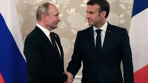 REPLIKAT/ Macron-Putin përplasen live gjatë konferencës së përbashkët