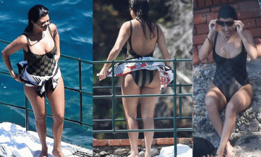 NGA PUSHIMET LUKSOZE NË ITALI/ Kourtney Kardashian poza të nxehta  (FOTO)