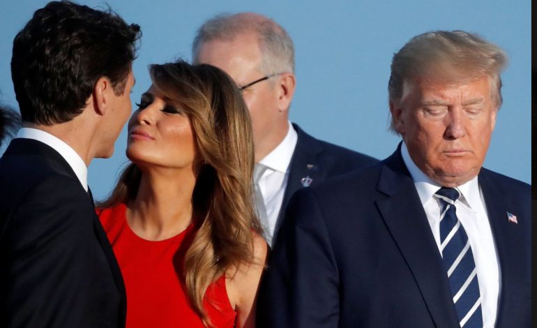 SHUMË PUTHJE NË SAMITIN E G7-s/ Gjithë vëmendja te Melanie e Trump për arsyet e gabuara (FOTO)