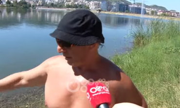 "KËTU VJEN PA LEKË..."/ Liqeni Artificial i Tiranës një mundësi relaksi në "valën" e të nxehtit (VIDEO)