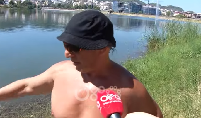 “KËTU VJEN PA LEKË…”/ Liqeni Artificial i Tiranës një mundësi relaksi në “valën” e të nxehtit (VIDEO)