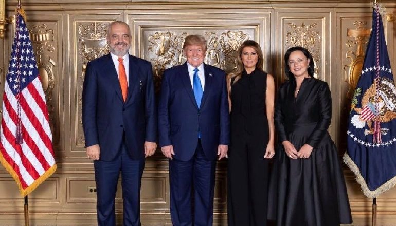 FOTOJA E DITËS/ Kryeministri Rama takon presidentin e SHBA, Donald Trump