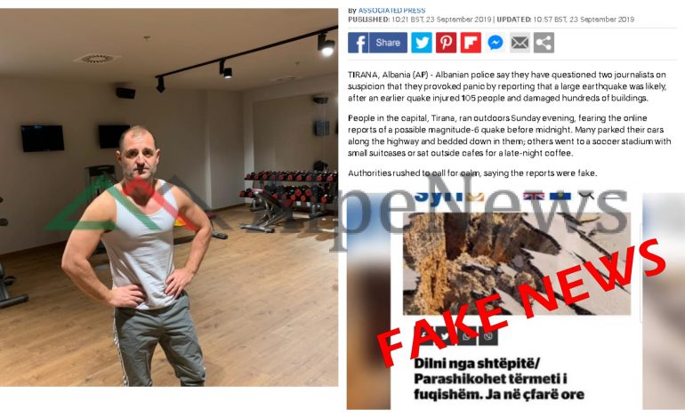 “BËMAT E SYRI.NET TË ÇIM PEKËS ‘FRIKËSOJNË’ DHE MEDIAT E HUAJA”/ Daily Mail: Lajmet e rreme pas tërmetit i çojnë shqiptarët jashtë (FOTO)