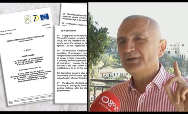 “KOMISIONI I VENECIAS RRËZOI…”/ “Zëri i Amerikës”: Ilir Meta nuk mban fjalën e dhënë, se do të jepte dorëheqjen