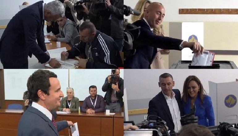 KOSOVA NË ZGJEDHJE/ Liderët apel për pjesëmarrje masive, votojnë Thaçi, Haradinaj, Veseli dhe Kurti
