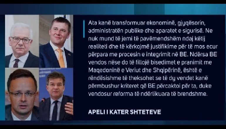 NJË DITË PARA VENDIMIT TË RËNDËSISHËM/ Çekia, Polonia, Hungaria dhe Sllovakia: Duhet vendim pozitiv për Shqipërinë