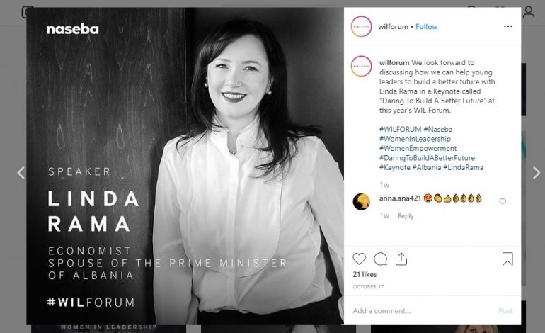 FORUMI EKONOMIK I GRAVE/ Linda Rama, folëse kryesore në Lidership që organizohet në Dubai të Emirateve të Bashkuara (FOTO)