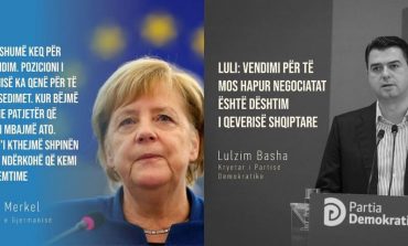 "PA KOMENT"/ Rama i përgjigjet sërish Bashës për negociatat, këtë herë me fjalët e Merkel