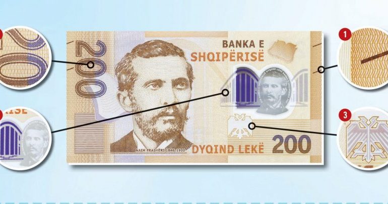 “SHIKO, PREK, LËVIZ”/ Si t’i dallosh kartëmonedhat e reja 200 dhe 5000 lekëshe nëse janë false