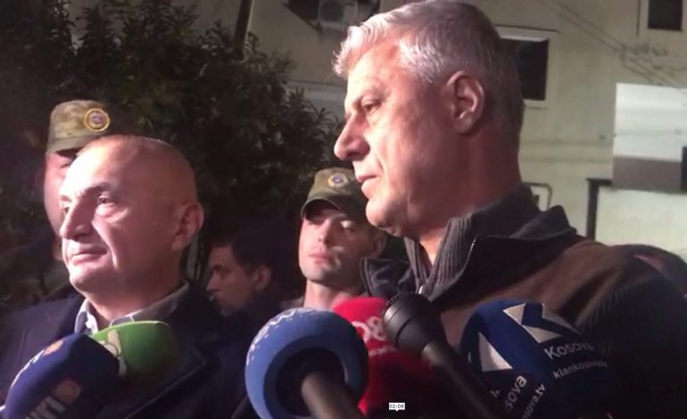 TËRMETI/ Thaçi në Durrës: Dyert në Kosovë janë të hapura për shqiptarët