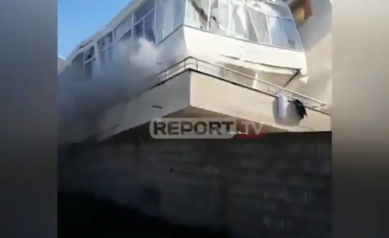 PAMJET RRENQETHËSE/ Momenti kur shembet banesa 4 katëshe e familjes Lala në Durrës