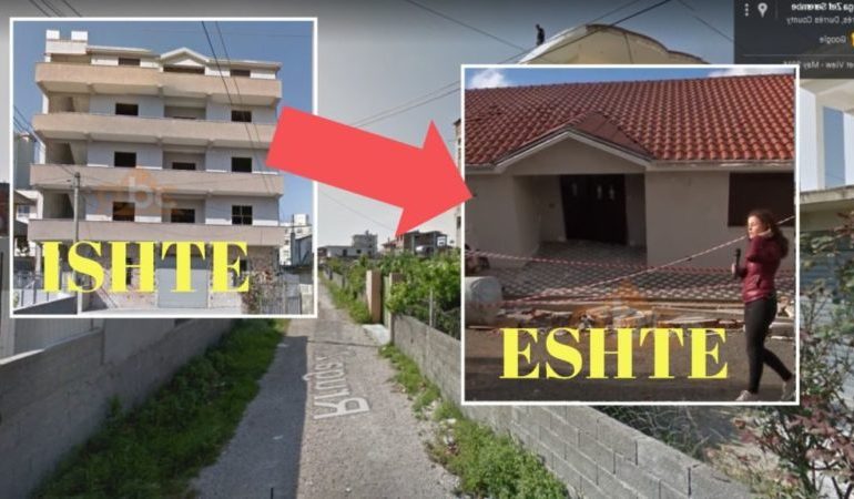 TËRMETI TRAGJIK/ Toka “PËRPIN” pallatin 5 katësh në Durrës, mbetet sipër vetëm papafingoja (VIDEO)