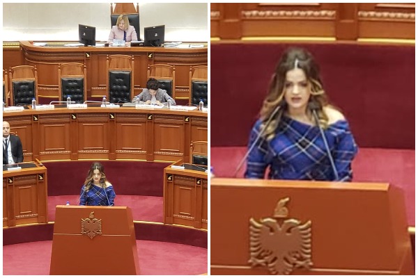 ME SHPATULL JASHTË NË KUVEND/ Deputetja e opozitës së re thyen kodin e etikës, pak kohë më parë bëri bujë me… (FOTO)