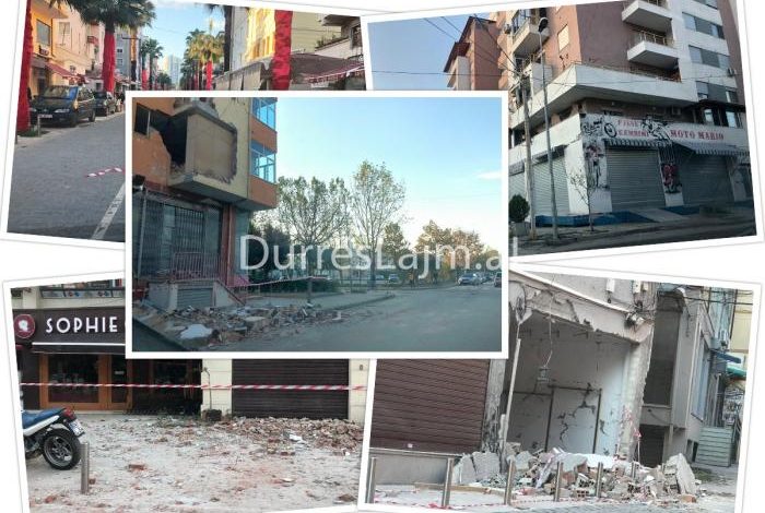 “QETËSI, NDËRTESA TË SHKATËRRUARA E TË BRAKTISURA”/ Pamjet nga Durrësi një ditë pas tërmetit të fuqishëm (FOTOT)