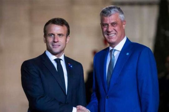 DIALOGU/ Thaçi takohet me Macron: Kosova, e gatshme për marrëveshje paqeje me Serbinë