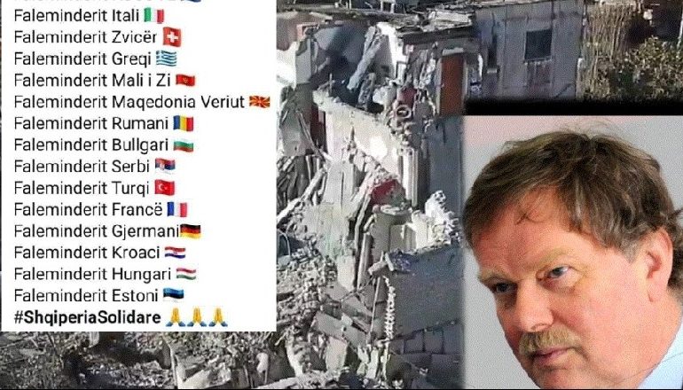“ÇFARË turpi”/ Ish-ambasadori i OSBE-së publikon shtetet që ndihmuan Shqipërinë pas tërmetit:Holanda e pasur nuk është aty!