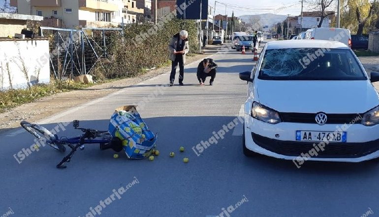NDODH NË POGRADEC/ Makina aksidenton “çiklistin”, shoqërohet shoferi