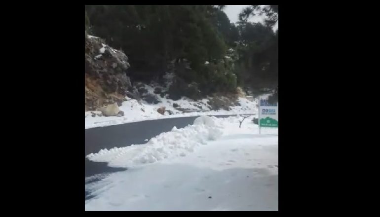 LLOGARAJA ZBARDHET NGA DËBORA/ Hidhet kripë në rrugë për të shmangur ngricat