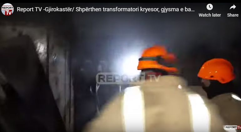 NDODH NË GJIROKASTËR/ Shpërthen trasformatori, të gjitha fshatrat pa energji elektrike (VIDEO)