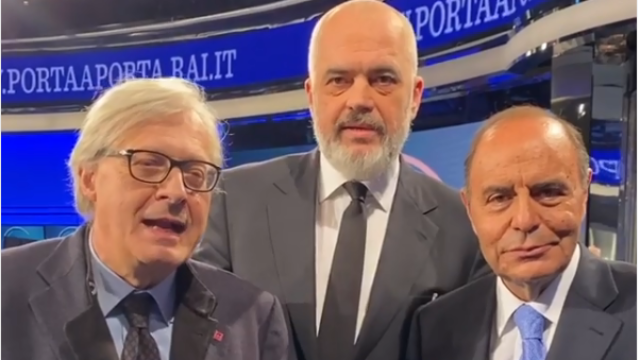 ”TË RINGRIHEMI MË TË FORTË E TË BUKUR”/ Bruno Vespa e Vittorio Sgarbi solidarizohen me shqiptarët