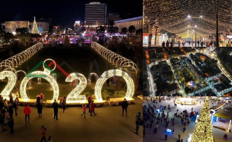 KARTOLINAT E 2019/ Si u zbukuruan qytetet e Shqipërisë gjatë atmosferës së festave